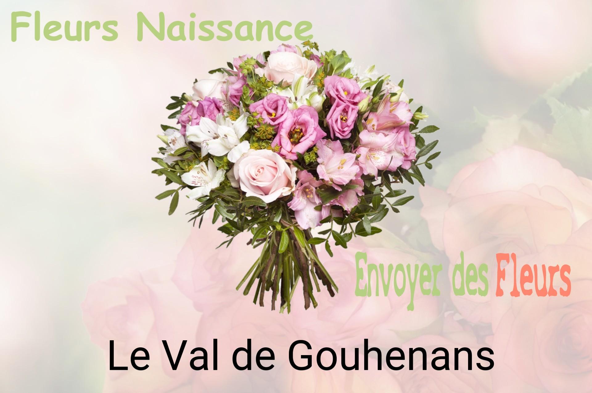 Bouquet de fleurs de naissance livré à Le Val-de-Gouhenans